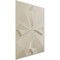 Ekena Millwork 19 5/8in. W x 19 5/8in. H Nikki EnduraWall Decorative 3D Wall Panel Covers 2.67 Sq. Ft. WP20X20NKEPE - alternate 4